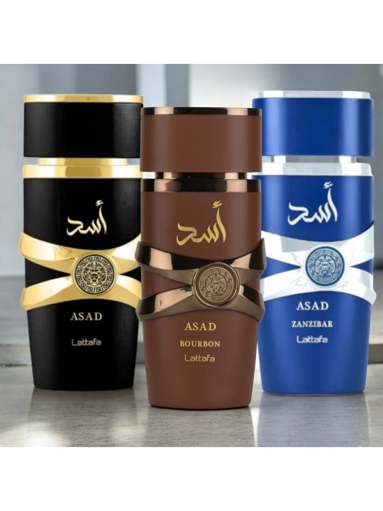 Pack Asad Original, Zanzibar Bourbon (3x100ml)