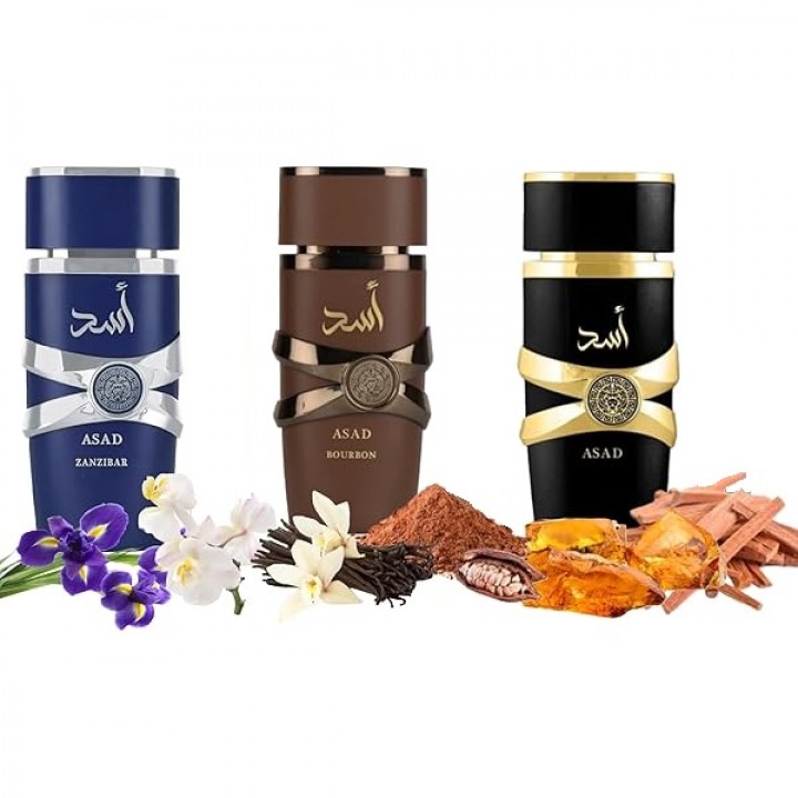 Pack Asad Original, Zanzibar Bourbon (3x100ml)